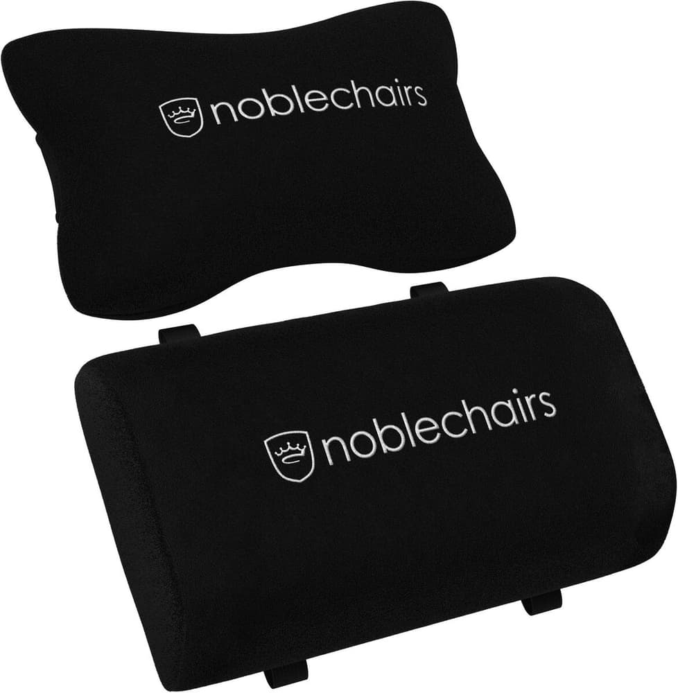 Pillow-Set for EPIC/ICON/HERO - black/white Accessori per mobile da gaming Noble Chairs 785302415997 N. figura 1