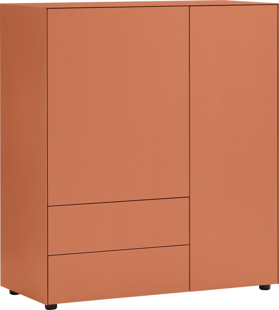 LUX Highboard 400840700079 Dimensions L: 100.0 cm x P: 46.0 cm x H: 111.5 cm Couleur Terre Photo no. 1