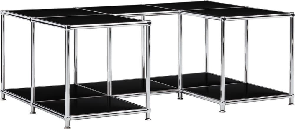 FLEXCUBE Table basse 401923800000 Dimensions L: 114.5 cm x P: 77.5 cm x H: 42.5 cm Couleur Noir Photo no. 1