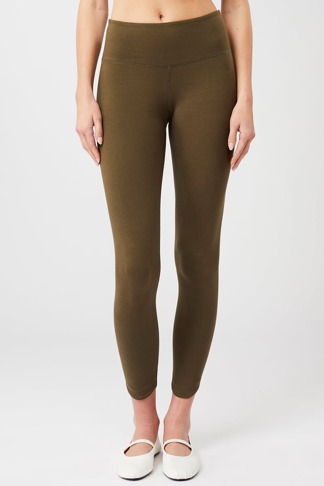 W Cropped Waveline Legging Tights Mandala 466425900367 Taille S Couleur olive Photo no. 1