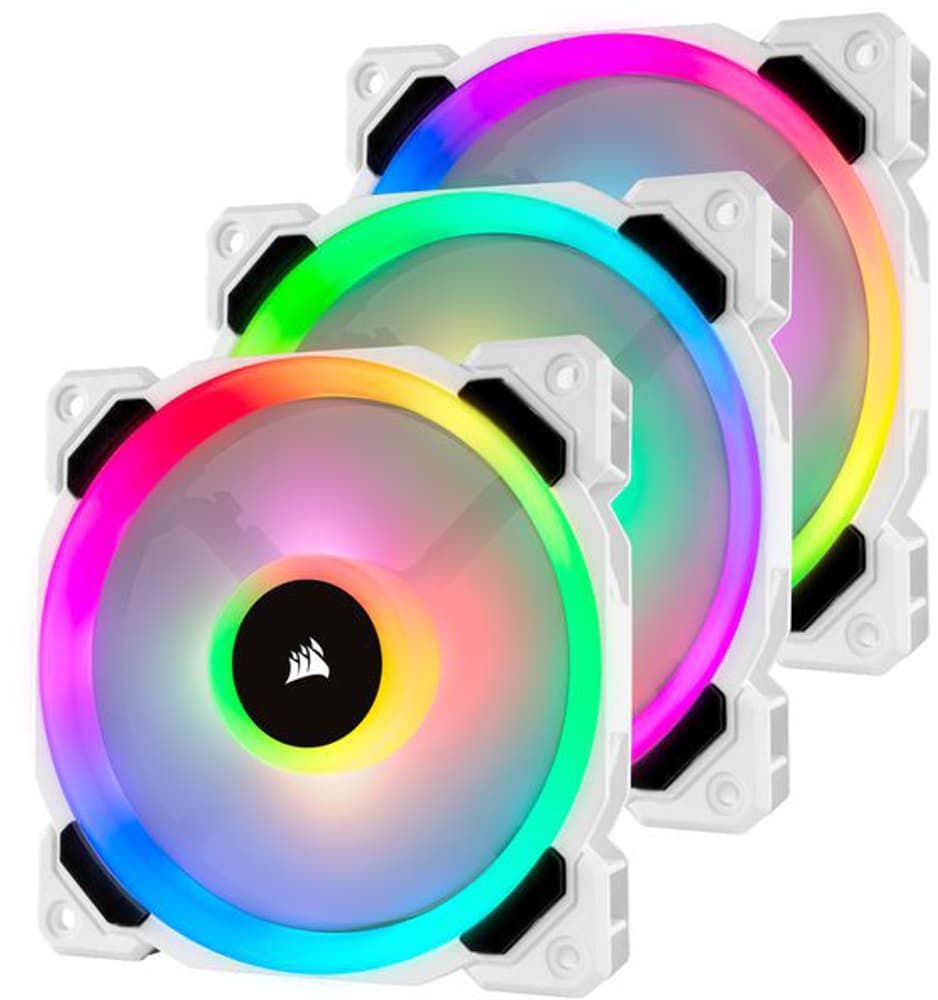 LL120 RGB Triple Pack con Lighting Ventola per PC Corsair 785300147343 N. figura 1