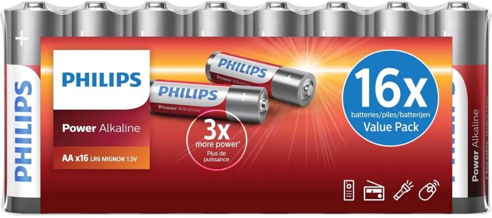 AA / LR06 (16 pièces) Batterie Philips 785300174884 Photo no. 1