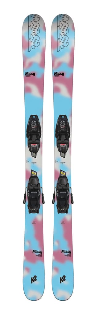 Missy inkl. FDT 4.5 GW Skis pour enfant avec fixations K2 493617211993 Couleur multicolore Longueur 119 Photo no. 1