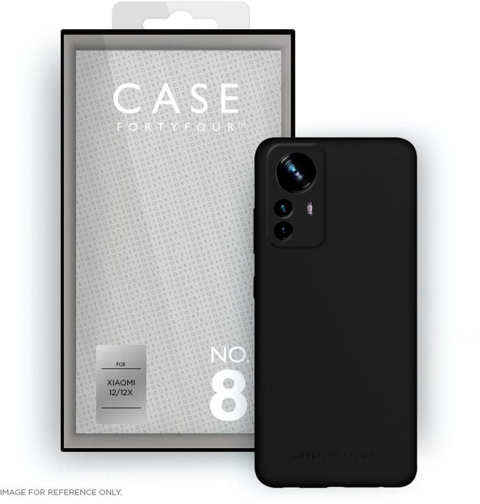 Xiaomi 12, Liquid-Silikon schwarz Cover smartphone Case 44 785300177365 N. figura 1