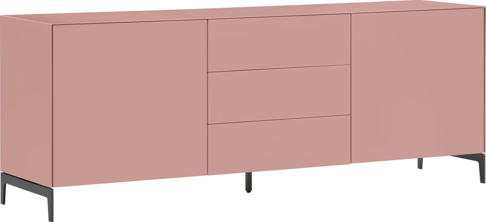 LUX Lowboard 400850100000 Grösse B: 180.0 cm x T: 46.0 cm x H: 68.0 cm Farbe Rosa Bild Nr. 1