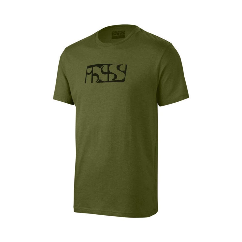 iXS Brand Tee T-shirt iXS 469487500567 Taglie L Colore oliva N. figura 1
