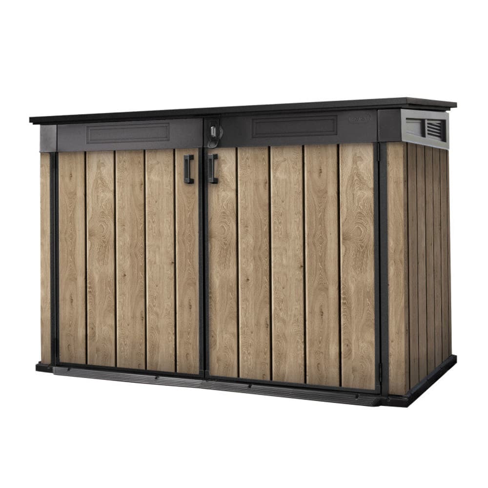 Horizontal Shed - Ashwood 190 x 109 x 133 cm Multifunktionsbox Keter 669700107131 Bild Nr. 1