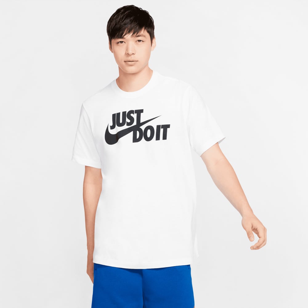Sportswear "Just Do It" T-Shirt Shirt Nike 471826000510 Taille L Couleur blanc Photo no. 1
