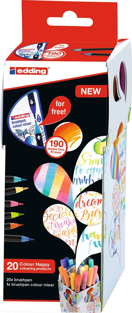 Colour happy box 20 pc. Des crayons 666539400000 Photo no. 1
