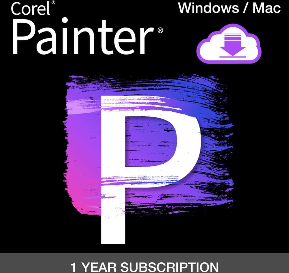 Painter Windows/Mac 1 Year Subscription Software di pubblicazione (Download) Corel 785302424561 N. figura 1