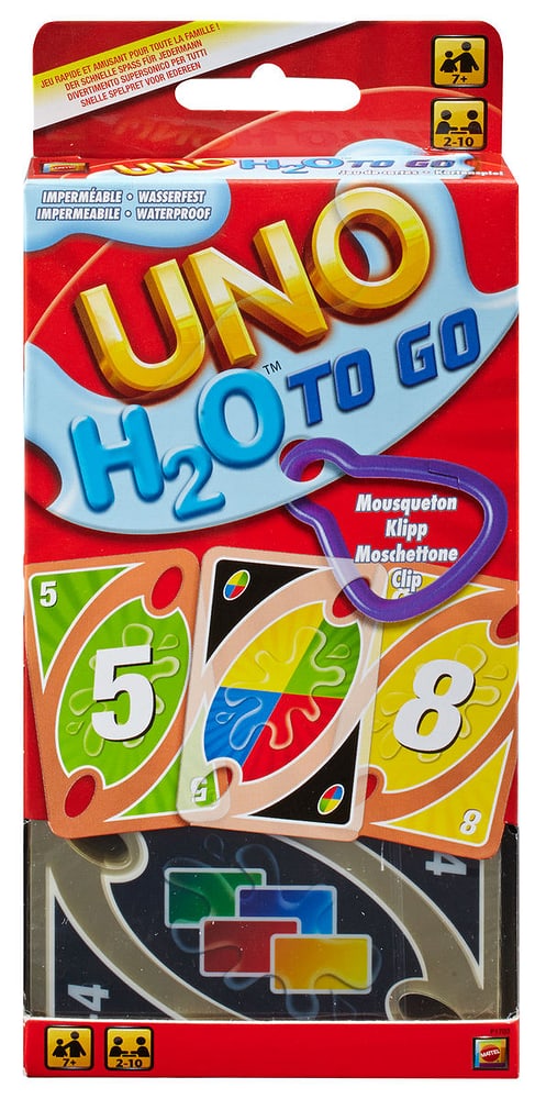 UNO H2O To Go Gesellschaftsspiel Mattel Games 746916900000 Bild Nr. 1
