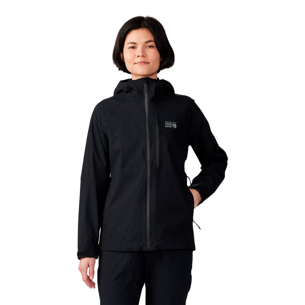 W Stretch Ozonic™ Jacket Giacca da trekking MOUNTAIN HARDWEAR 474121800220 Taglie XS Colore nero N. figura 1