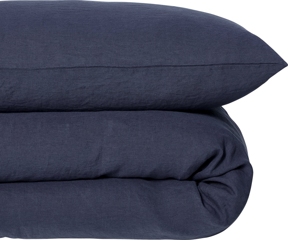 ZARA Federa per cuscino in lino 451255710653 Dimensioni Federa per cuscino - 65 x 65 cm Colore Blu scuro N. figura 1