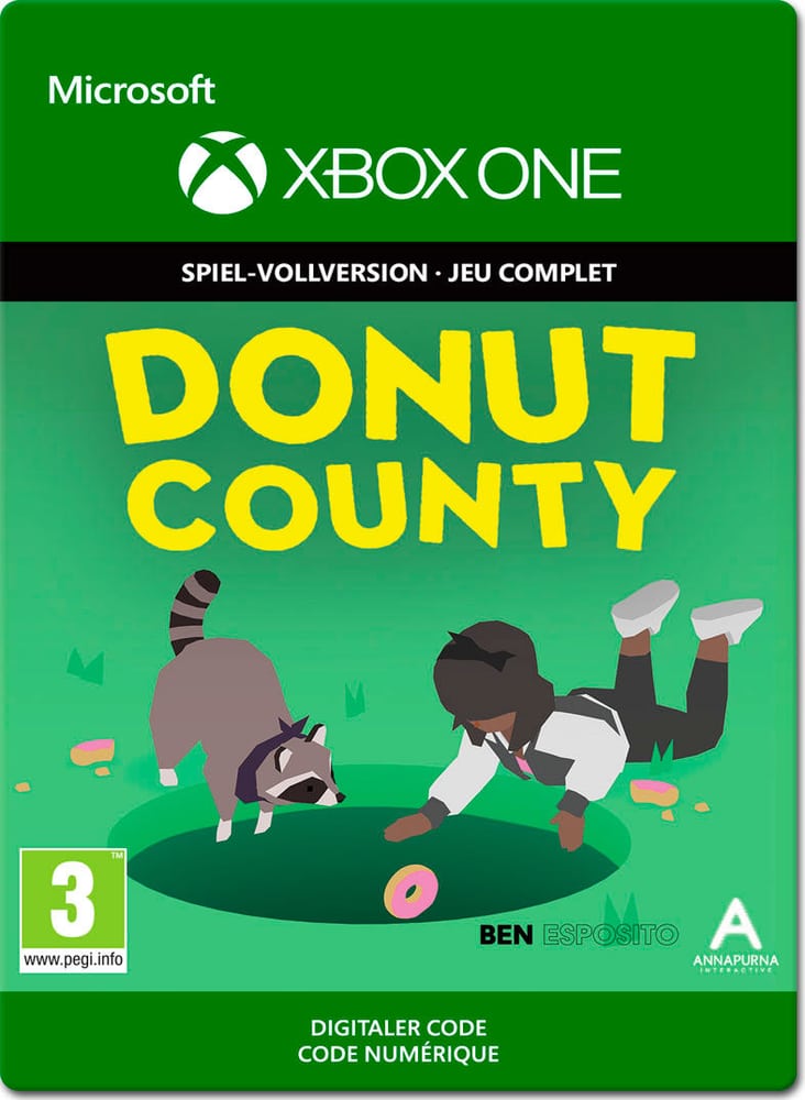 Xbox One - Donut County Game (Download) 785300141395 N. figura 1