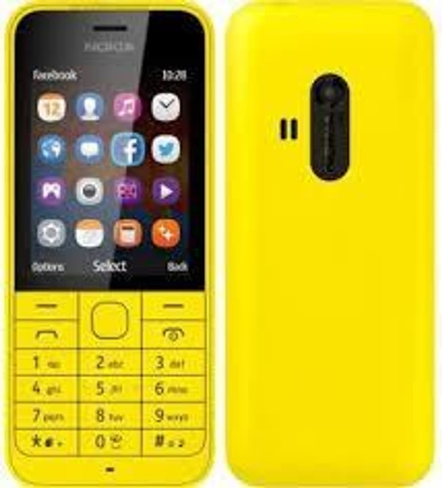 NOKIA 220 Dual-SIM gelb Nokia 95110018472914 Bild Nr. 1