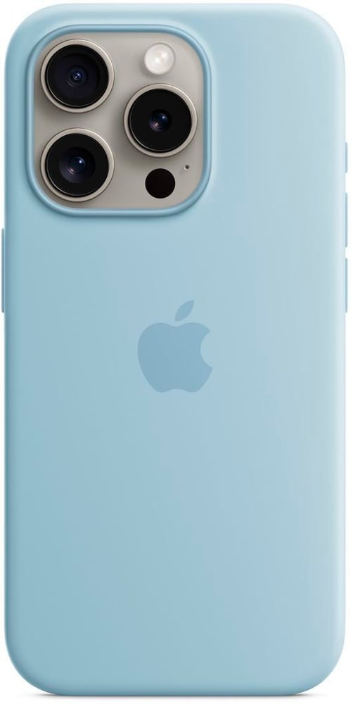 iPhone 15 Pro Silicone Case with MagSafe - Light Blue Coque smartphone Apple 785302426932 Photo no. 1