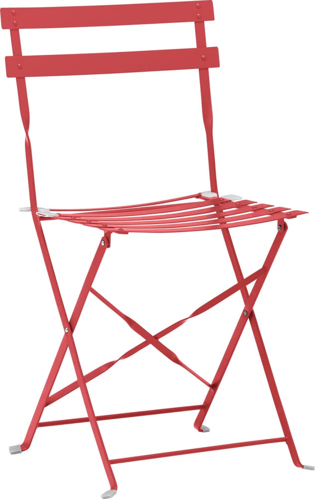 PAGAN III Chaise pliante 408088100030 Dimensions L: 45.0 cm x P: 33.5 cm x H: 82.5 cm Couleur Rouge fraise Photo no. 1