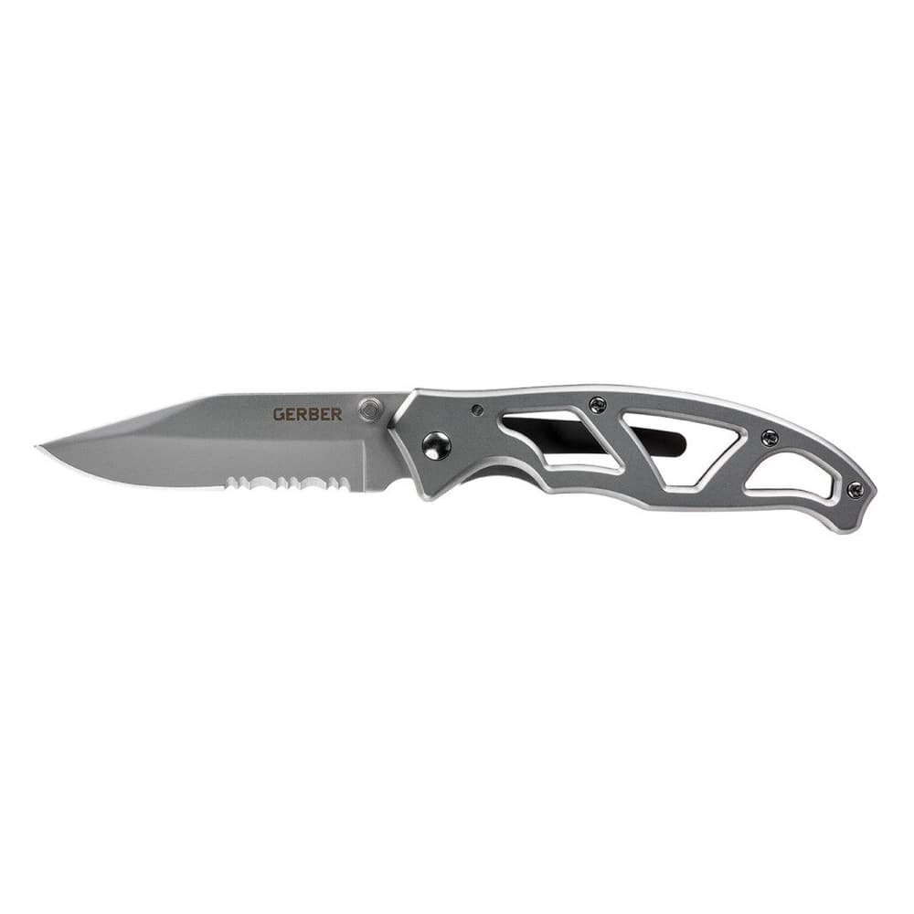 Paraframe 1 couteau pliant en acier inoxydable, dentelé Couteau de poche Gerber 669700107537 Photo no. 1