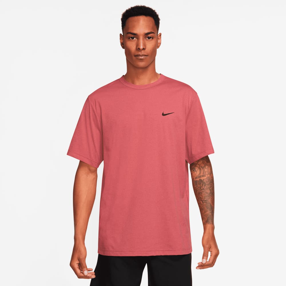 DF UV Hyverse SS T-shirt Nike 471826200631 Taglie XL Colore rosso chiaro N. figura 1