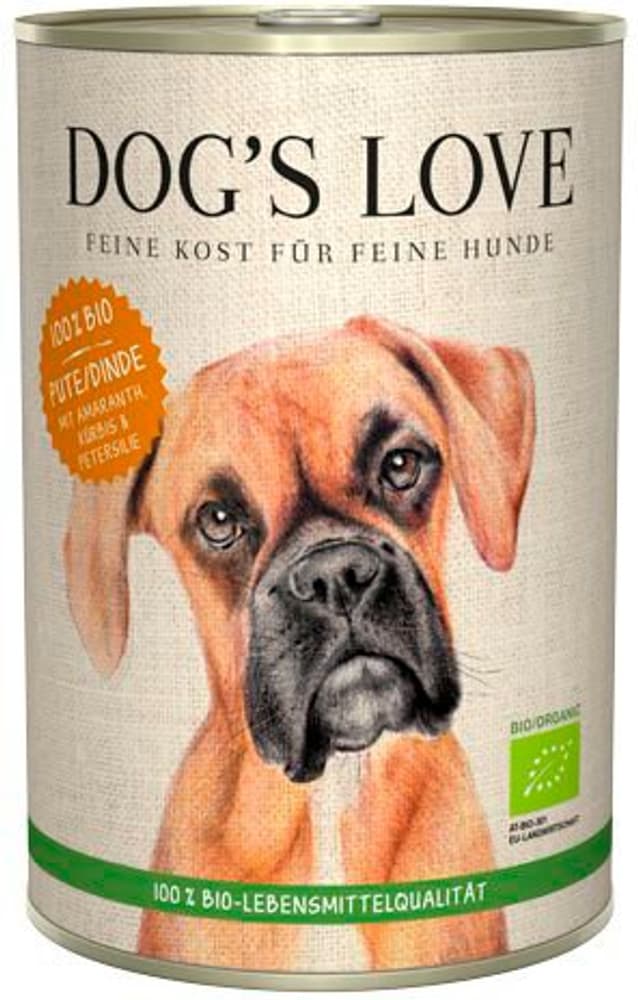 Dogs Love Bio Pute Nassfutter 658758500000 Bild Nr. 1