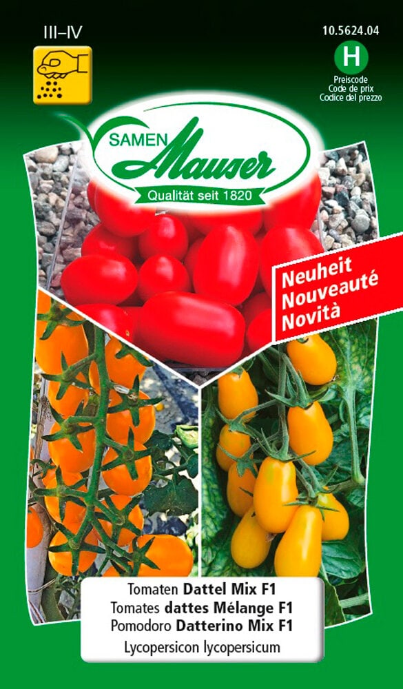 Tomaten Dattel Mix F1 Gemüsesamen Samen Mauser 650271800000 Bild Nr. 1