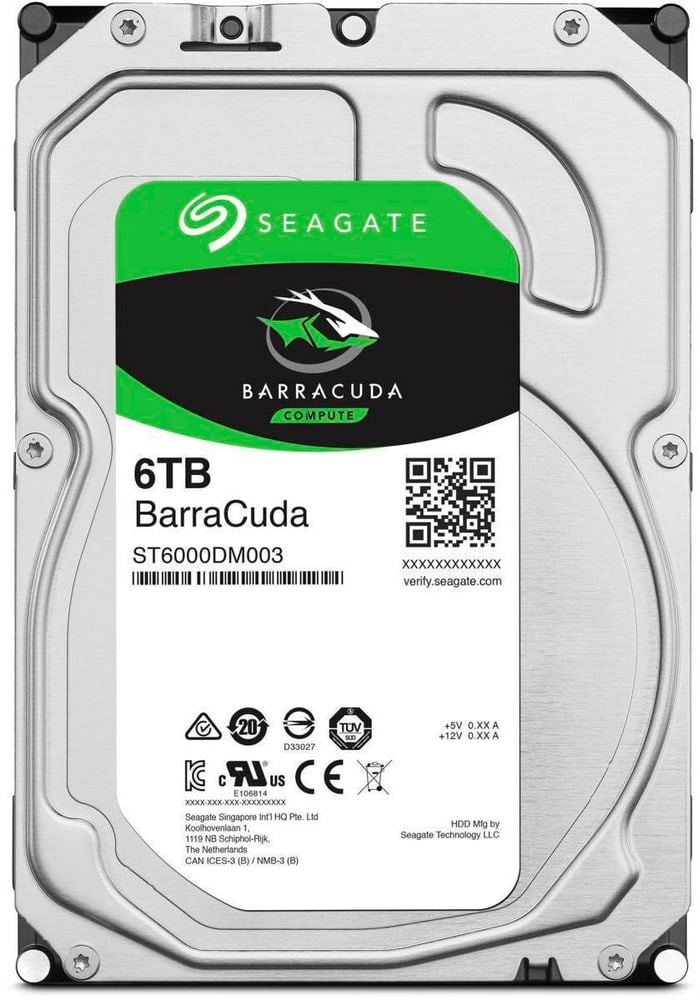 BarraCuda 3.5" SATA 6 TB Disque dur interne Seagate 785302411911 Photo no. 1