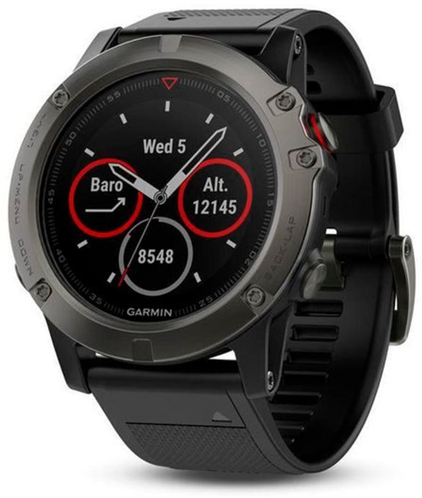 Fenix 5X saphir grau Smartwatch Garmin 78530013922018 Bild Nr. 1