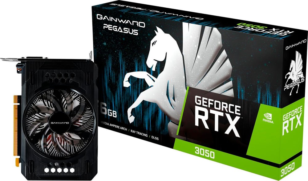GeForce RTX 3050 Pegasus 6 GB Carte graphique Gainward 785302429056 Photo no. 1