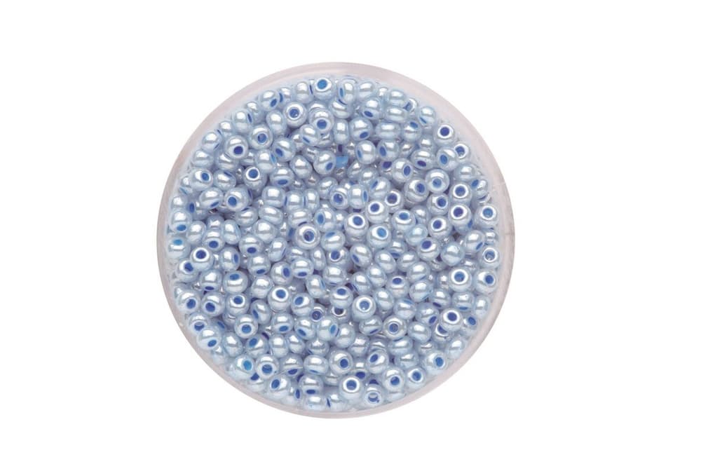 Rocailles 2.6mm cera blu 17g Perline artigianali 608132800000 N. figura 1