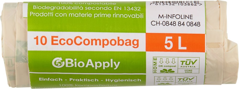Sacco per il compostaggio, 5 l Sacco per il compostaggio 631294700000 N. figura 1