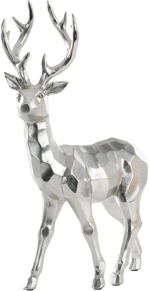 Aufsteller Hirsch Ransiki 44 cm Polyresin, L 300, B 120, H 440, Silber Deko Figur Eglo 785302444337 Bild Nr. 1