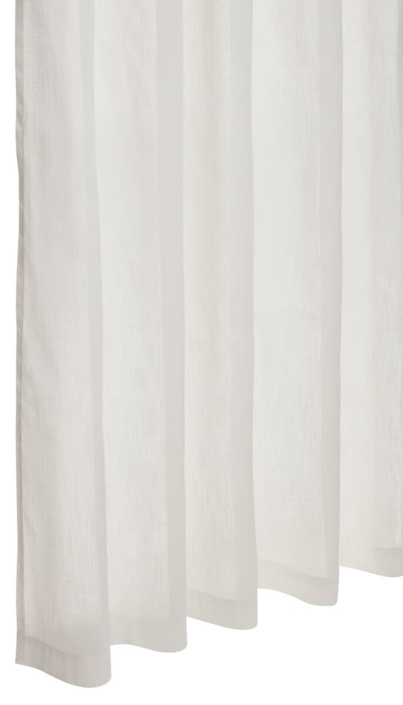 SAVERIO Rideau prêt à poser jour 430280221310 Couleur Blanc Dimensions L: 145.0 cm x H: 260.0 cm Photo no. 1