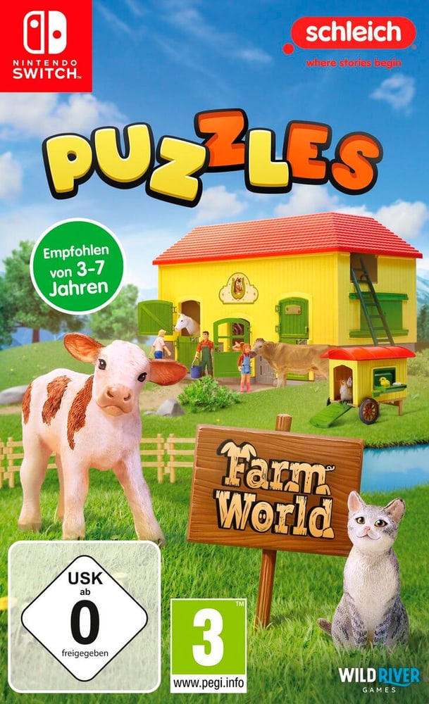 NSW - Schleich Puzzle Farmworld Jeu vidéo (boîte) 785302426491 Photo no. 1