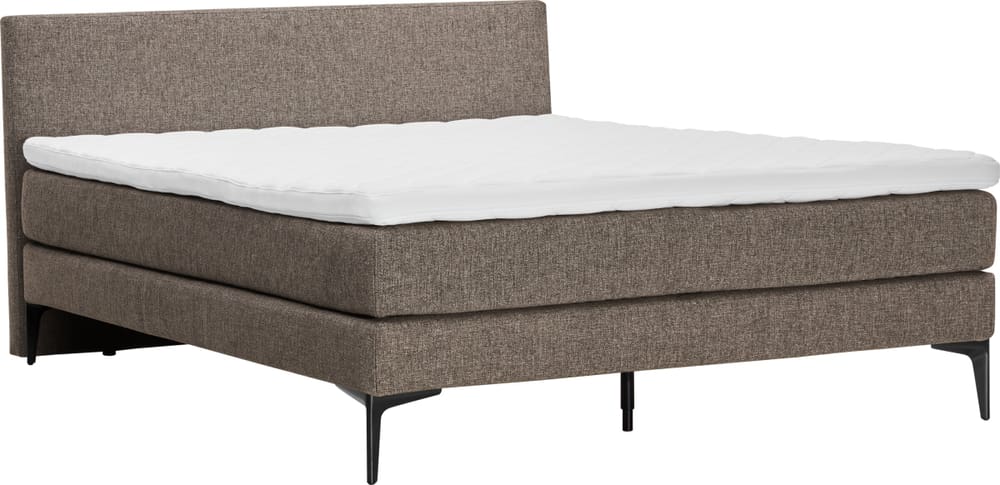 LUNE Letto Boxspring 407927600000 Dimensioni L: 160.0 cm x P: 200.0 cm Colore Antracite N. figura 1