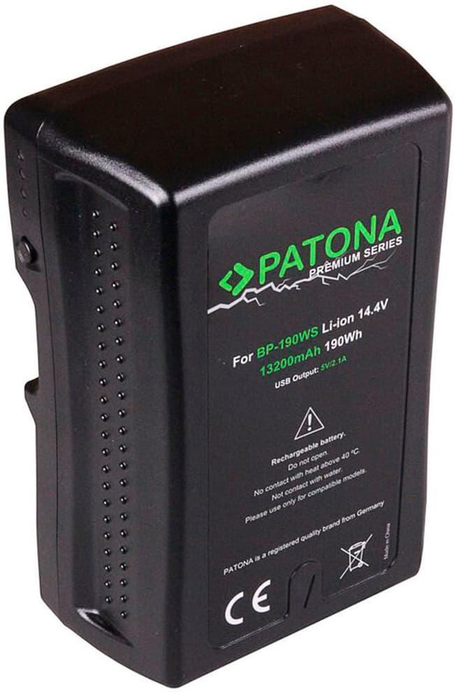 Batterie Sony BP-190WS Batterie pour appareil photo Patona 785300156398 Photo no. 1