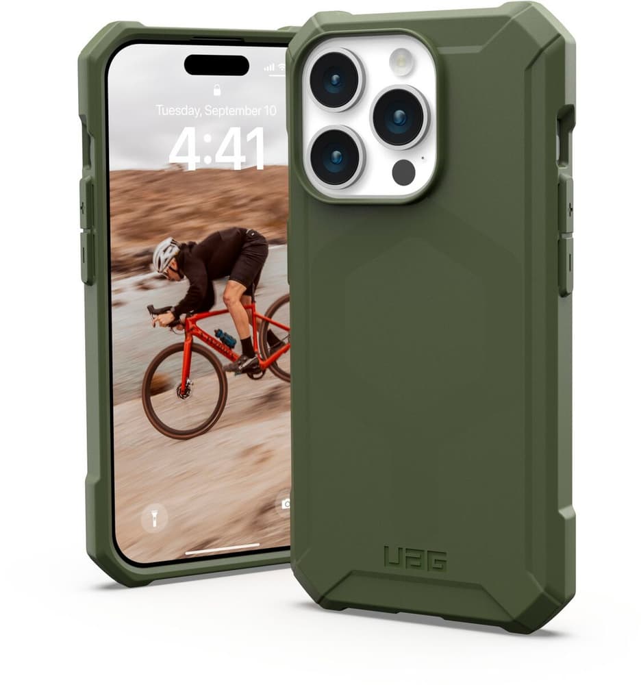 Essential Armor Magsafe Case - Apple iPhone 15 Pro - olive drab Coque smartphone UAG 785302425439 Photo no. 1