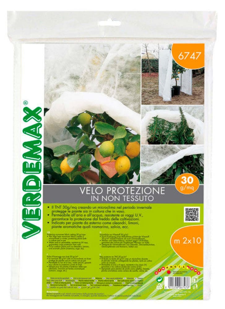 Pellicola protettiva in pile Prodotti fitosanitari Verdemax 669700105790 N. figura 1