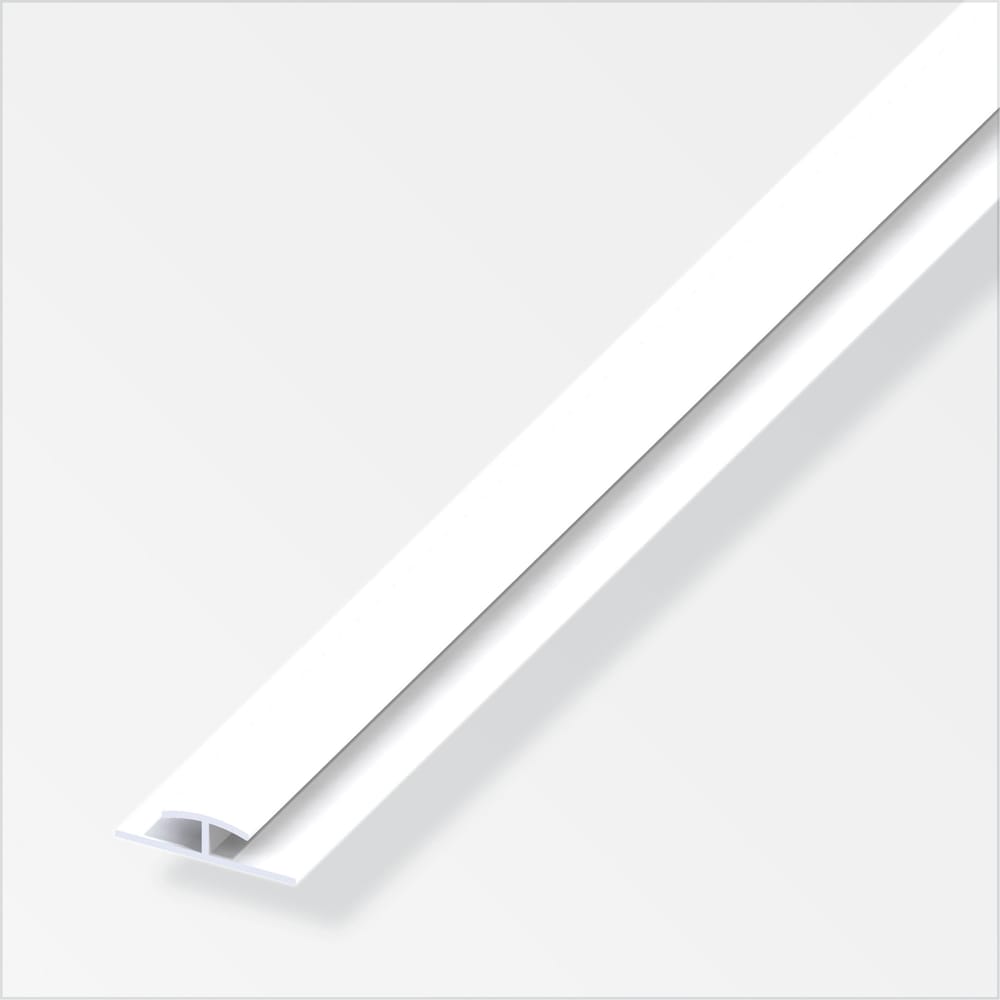 Profilé d'encadrement 4 x 25 mm PVC blanc 1 m alfer 605136500000 Photo no. 1