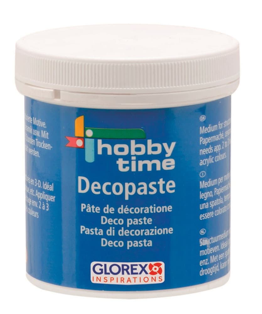 Decopaste 200ml Pasta strutturante Glorex Hobby Time 665255300000 N. figura 1