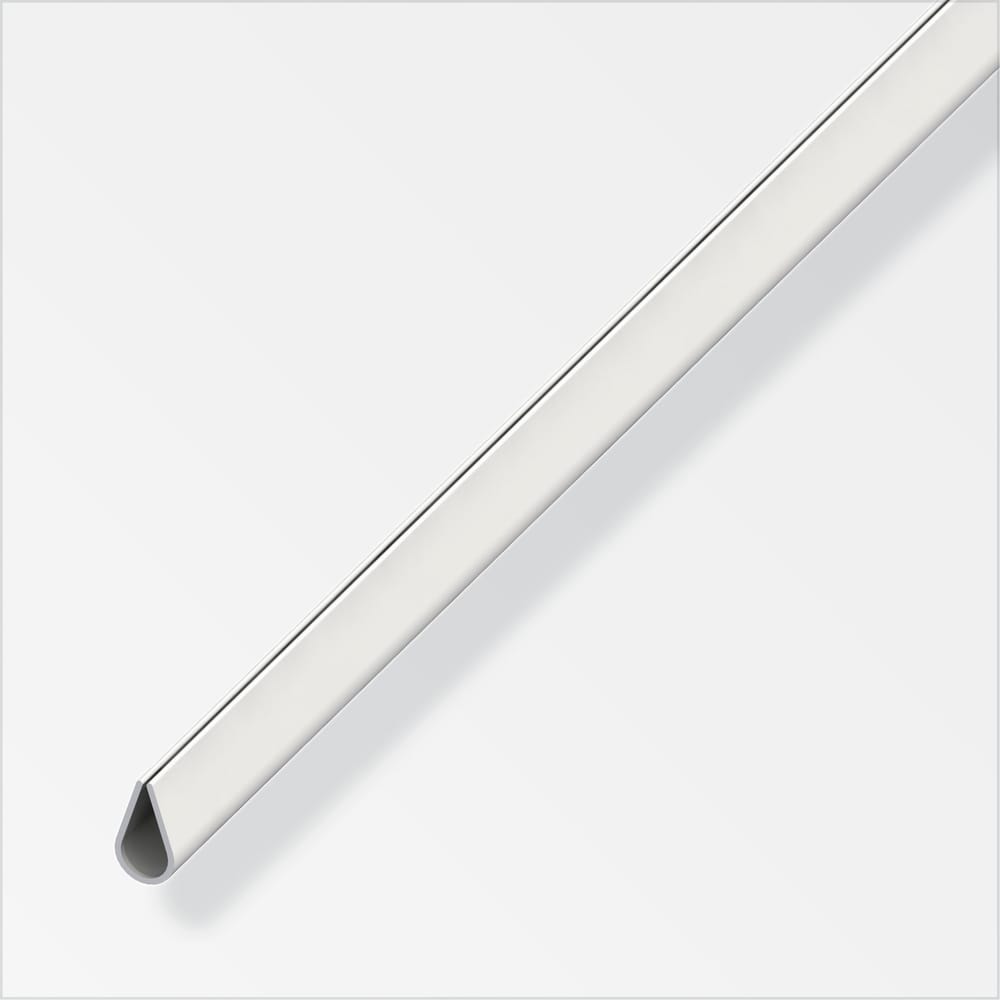 Profilo cornice 15 mm PVC bia 1m alfer 605138200000 N. figura 1