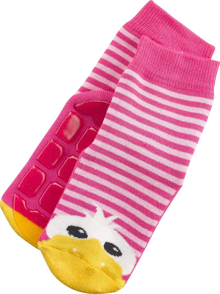 Duck Chaussettes antidérapante Chaussettes ABS Socks 497165819038 Taille 19-22 Couleur rose Photo no. 1
