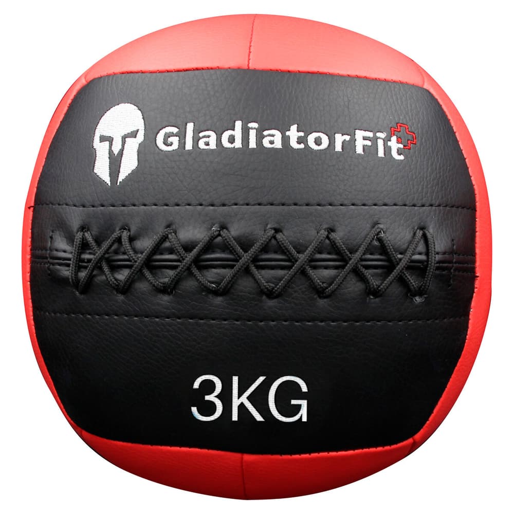 Ultra-strapazierfähiger Wall Ball aus Kunstleder | 3 KG Medizinball GladiatorFit 469589000000 Bild-Nr. 1