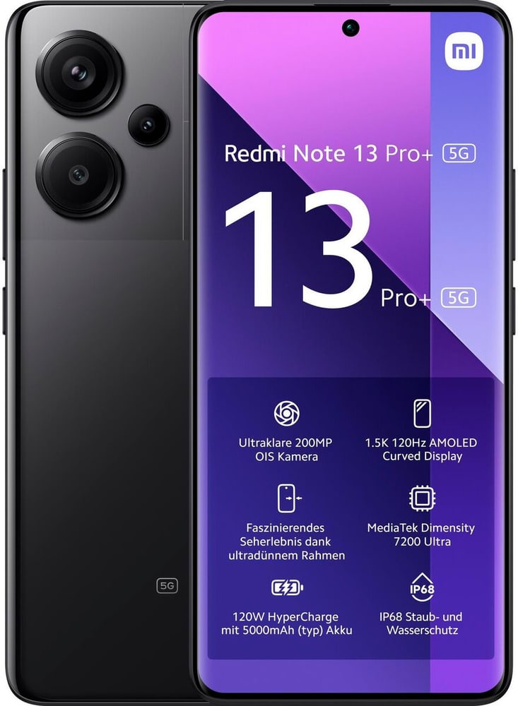 Redmi Note 13 Pro+ 5G 512 GB Smartphone xiaomi 785302436714 Bild Nr. 1