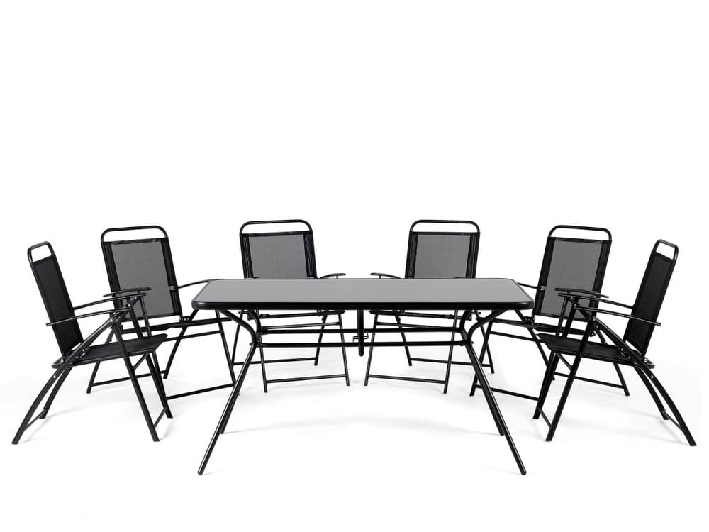 LIVO 80 x 140 x 73 cm Table de jardin + chaises de jardin Beliani 759025500000 Photo no. 1