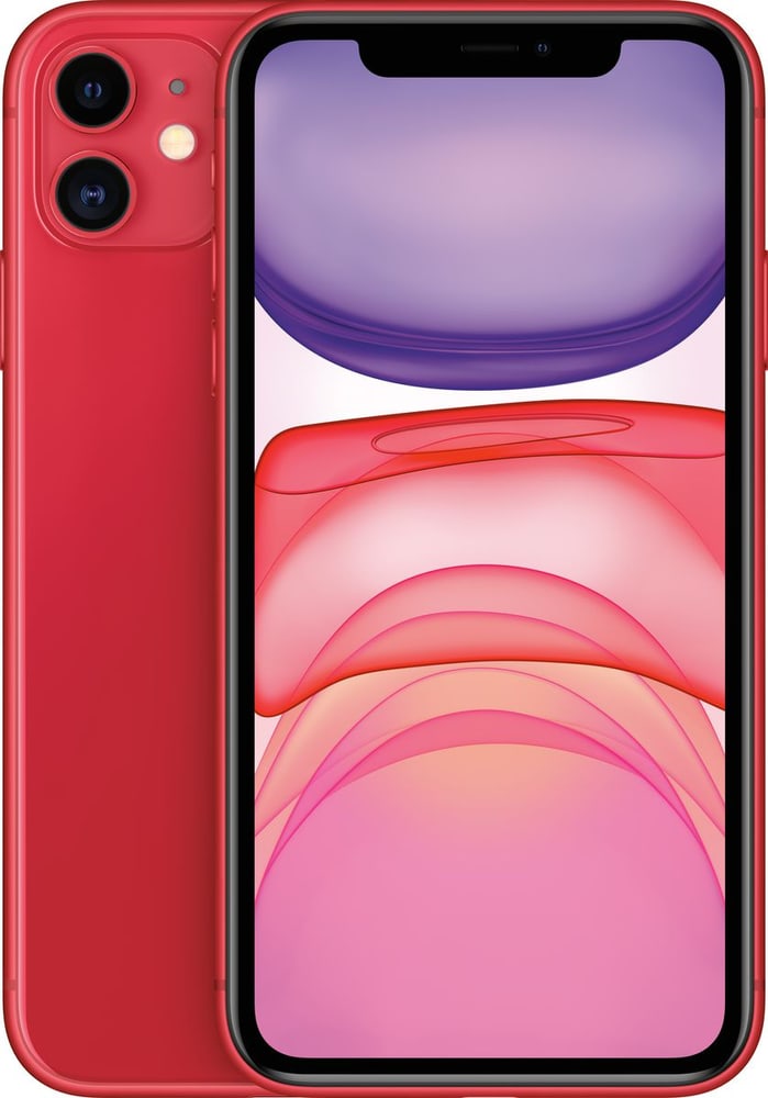 iPhone 11 128GB (PRODUCT) RED Smartphone Apple 79464450000019 Photo n°. 1