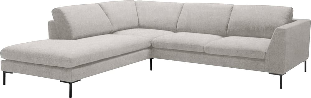 NEWTON Ecksofa 405898350581 Grösse B: 262.0 cm x T: 242.0 cm x H: 80.0 cm Farbe Hellgrau Bild Nr. 1