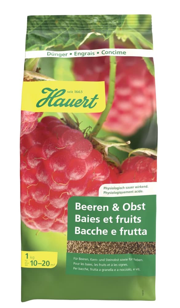Beeren- und Obstdünger, 1 kg Feststoffdünger Hauert 658202200000 Bild Nr. 1