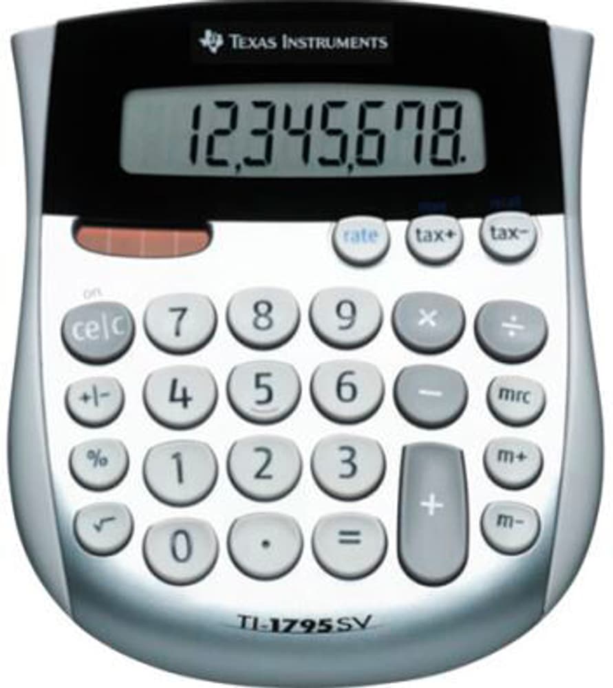 Grundrechner TI-1795SV 8-stellig Taschenrechner Texas Instruments 785300151130 Bild Nr. 1