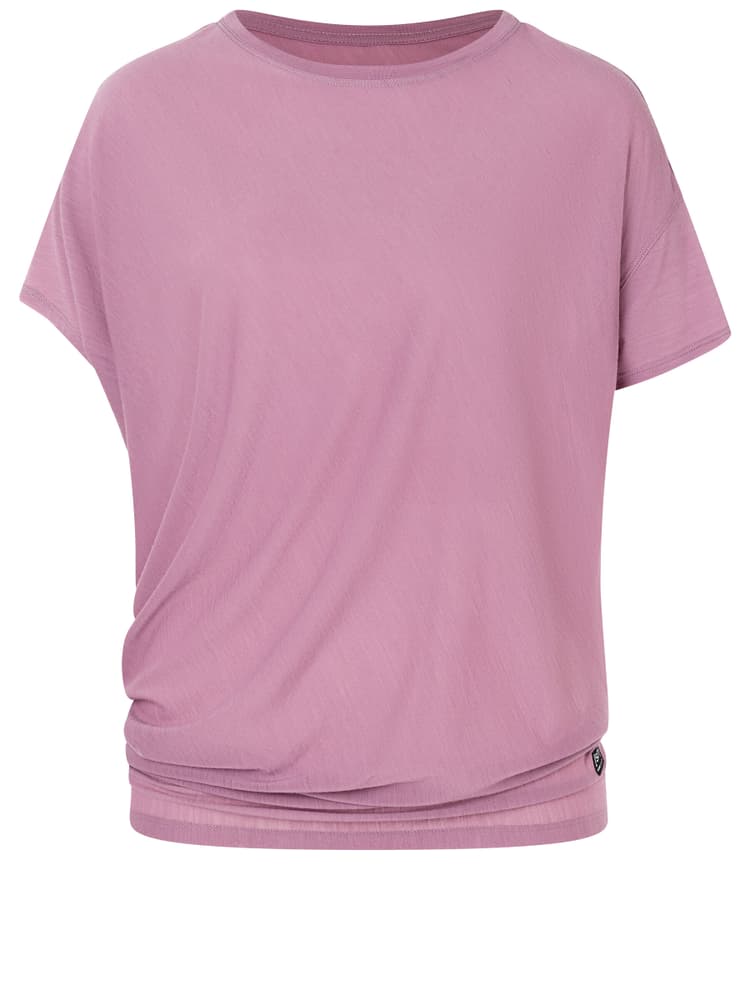 W Yoga Loose Tee T-Shirt super.natural 466418600529 Grösse L Farbe pink Bild-Nr. 1