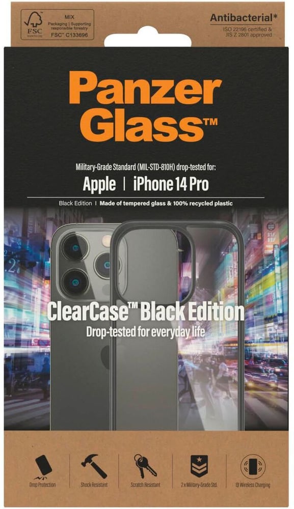 ClearCase iPhone 14 Pro Cover smartphone Panzerglass 785300196517 N. figura 1